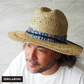 ビラボン ハット BILLABONG MAI TIDES HAT BD011805 メンズ レディース ストローハット 帽子 ぼうし 麦わら 麦わら帽子 つば広 ストリート サーフ アウトドア キャンプ 海 海水浴 アメカジ ベージュ