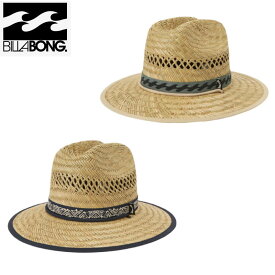 ビラボン ハット BILLABONG MID TIDES HAT BD011814 メンズ レディース ストローハット 帽子 ぼうし 麦わら 麦わら帽子 つば広 ストリート サーフ アウトドア キャンプ 海 海水浴 アメカジ ベージュ