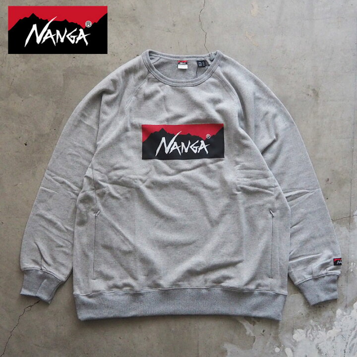 楽天市場】ナンガ トレーナー NANGA ECO HYBRID BOX LOGO SWEATSHIRT 