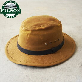 FILSON フィルソン ハット ティンクロス パッカーハット TIN CLOTH PACKER HAT 11128-170 メンズ 帽子 ぼうし キャップ アウトドア フィッシング キャンプ オイルコーティング アメカジ ワーク ベージュ