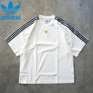 アディダス Tシャツ メンズ adidas Originals スーパースター 半袖Tシャツ KKU16 半袖 トレフォイル 三本ライン ロゴ オリジナルス シンプル ミニロゴ 袖ライン 白 黒