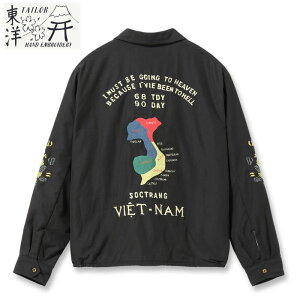 �e�[���[���m �x�g�W���� TAILOR TOYO Late 1960s Style Cotton Rayon Vietnam Jacket �gVIETNAM MAP�h TT15880 �����Y �x�g�i�� �W���P�b�g �G�C�W���O���f�� �X�J�W���� �n�} �h�J �e�[���[ ���m �A���J�W �X�[�x