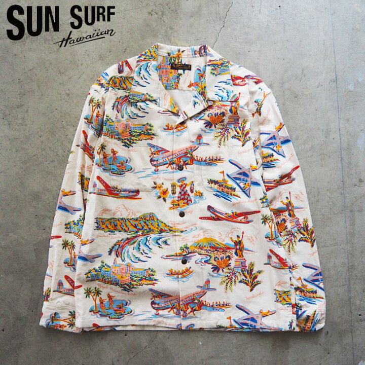 楽天市場】サンサーフ アロハシャツ SUNSURF 長袖 コーデュロイ 