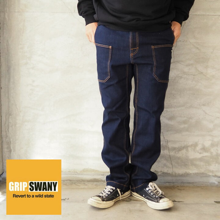 楽天市場】GRIP SWANY グリップスワニー キャンプパンツ デニム パンツ 