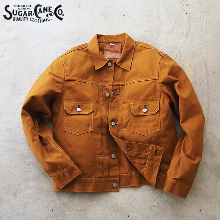 楽天市場】SUGAR CANE シュガーケーン ブラウンダック ジャケット 13oz 