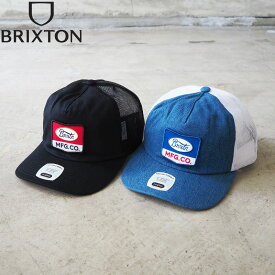 ブリクストン キャップ BRIXTON PHILLIPS NP MP TRUCKER HAT 11795 メンズ レディース 帽子 ぼうし メッシュキャップ cap サイズ調節可能 スナップバック ベースボールキャップ ロゴ ストリート アメカジ デニム 黒