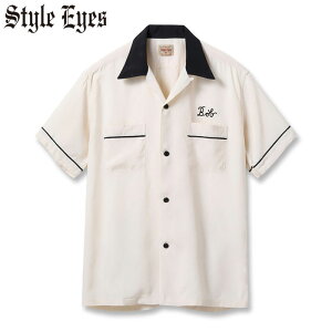 �X�^�C���A�C�Y �{�E�����O�V���c �V���c STYLE EYES RAYON BOWLING SHIRT �gPIPING�h SE39456 �����Y ���� �����V���c 1950�N�㒆�� �{�[�����O�V���c �{�E�����O �� �� �A���J�W �h�J ���m�G���^�[�v���C