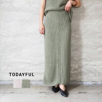 楽天市場】todayful line knit skirtの通販 
