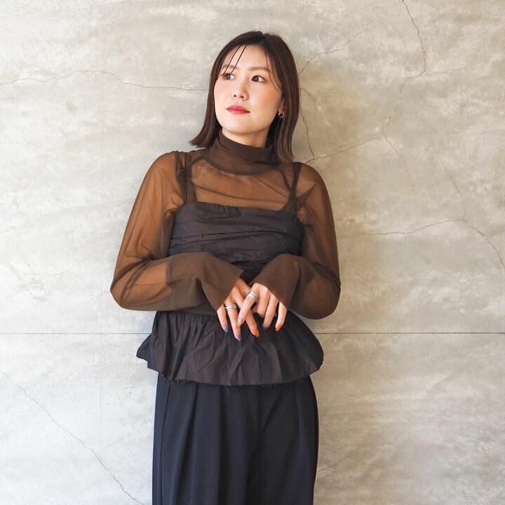 楽天市場】TODAYFUL トゥデイフル Sheer Turtle Tops シアー タートル 
