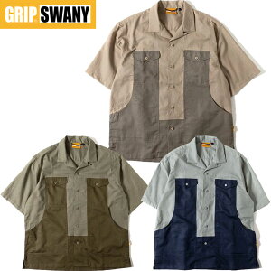 �O���b�v�X���j�[ �V���c GRIP SWANY ���� �w���v�V���c HEMP SHIRT GSS-38 �����Y �����V���c �w���v �Ȗ� ���[�N �A�E�g�h�A �L�����v