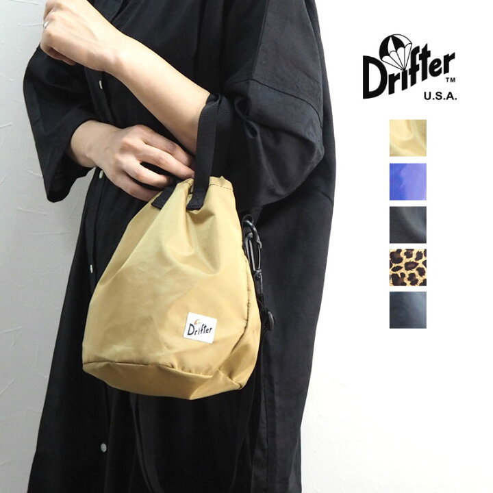 Drifter ドリフター Drawstring Pouch ポーチ ドローストリングポーチ ショルダーバッグ 小物入れ バッグ 鞄 アウトドア メンズ レディース 63 以上節約