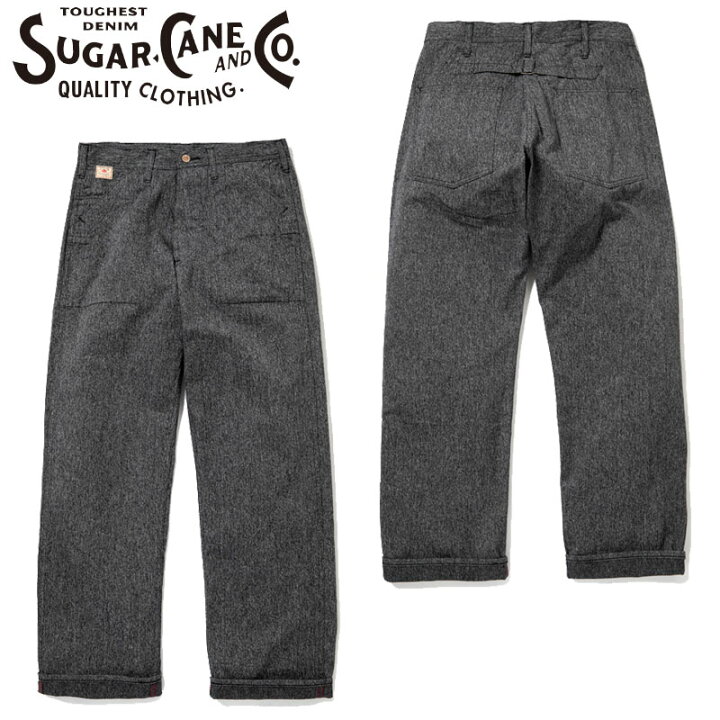 楽天市場】SUGAR CANE シュガーケーン パンツ 9oz. BLACK COVERT 