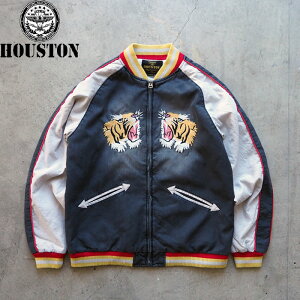 �q���[�X�g�� �X�J�W���� HOUSTON INDIGO SOUVENIR JACKET TIGER �X�[�x�j�A�W���P�b�g 51489 �����Y �W���P�b�g �h�J �f�j���� �R�b�g�� �X�[�x�j�A�W���P�b�g �^�C�K�[ �� ���� �h�� �A���J�W �~���^��