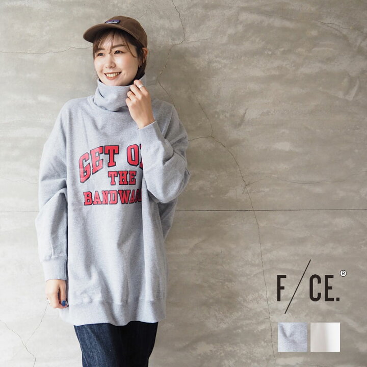 楽天市場 F Ce エフシーイー トレーナー レディース カレッジ ハイネック スウェット Fsau0002 ロゴスウェット ロゴ カレッジロゴ 裏起毛 おしゃれ カジュアル 大人カジュアル アメカジ ママコーデ 白 ホワイト グレー 秋冬 Good Holiday グッドホリデイ
