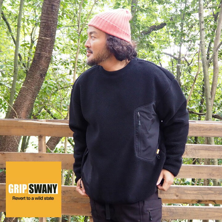 gripswany ネイビー フリース トレーナー 楽天市場】grip swany 