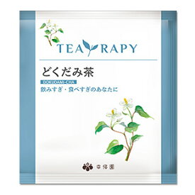 健康茶 美容 和漢 TEA RAPY ティーラピー どくだみ茶 15袋 ティーバッグ 個包装 飲みすぎ 食べすぎ ブルックス BROOK'S BROOKS