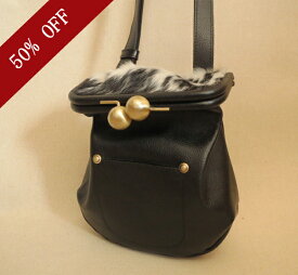 ★楽天スーパーSALE50％OFF！本革 かばん 革 がま口バッグ がま口ポシェット がま口ショルダーバッグ 本革 牛革 レザー ショルダーバッグ 本革バッグ がま口 大玉 レディースバッグ イージーオーダー カラー変更 斜めがめ 26028-114