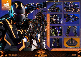 「新品・在庫」Hottoys ホットトイズ　MMS553D35 『アイアンマン2』 ウォーマシン（ネオンテック／オレンジ版） 1／6スケールフィギュア　 Iron Man 2 - War Machine (Neon Tech / Orange Version)