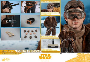 uViE݌ɁvHottoys zbggCY@MMMS 492wnE\^X^[EEH[YEXg[[xnE\m{[iXANZT[tn1/6 XP[tBMA Solo: A Star Wars Story - Han Solo [With Bo