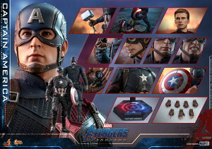 uViE݌ɁvHottoys zbggCY MMS536wAxW[Y^GhQ[xLveEAJ 1^6XP[tBMA@Avengers: Endgame - Captain America