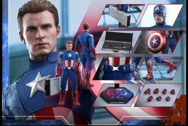 「新品・在庫」Hottoys ホットトイズMMS563 『アベンジャーズ／エンドゲーム』キャプテン・アメリカ（映画『アベンジャーズ』版） 1/6 スケールフィギュア　Avengers: Endgame - Captain America (2012 Version)　（一般流通分）
