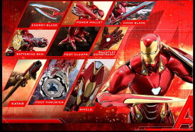 「新品・在庫」Hottoys ホットトイズ　ACS004 『アベンジャーズ／インフィニティ・ウォー』 1／6スケールフィギュア用アクセサリー　アイアンマン・マーク50拡張パーツセット　Avengers: Infinity War - Iron Man Mark 50 Expansion Parts Set