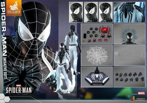 uViE݌ɁvHottoys zbggCY@VGM36 wMarvelfs@Spider|Manx 1^6XP[tBMA@XpC_[}ilKeBuEX[cŁjSpider-Man (Negative Suit Version)