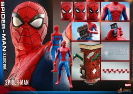 「新品・在庫」 Hottoys ホットトイズ　VGM48 『Marvel’s　Spider−Man』スパイダーマン（クラシック・スーツ版） 1／6スケールフィギュア Marvel's Spider-Man - Spider-Man (Classic Suit Version)