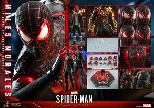 uViE݌ɁvHottoys zbggCY VGM46 }CXEX^XpC_[} 1/6 XP[tBMA@Marvel's Spider-Man: Miles Morales - Spider-Man (Miles Morales)