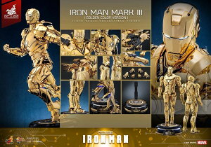 uViE݌ɁvHottoyszbggCY MMS764D69 ACA}E}[N3iS[hJ[j Iron Man Mark 3 (Golden Color) 1/6 tBMA 