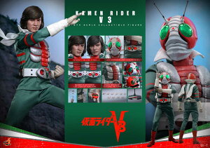 u\v zbggCY TMS162 ww ʃC_[V3xʃC_[V3 Hottoys Kamen Rider V3 1/6 tBMA