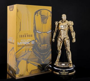 uViE݌ɁvHottoyszbggCY MMS764D69 ACA}E}[N3iS[hJ[j Iron Man Mark 3 (Golden Color) 1/6 tBMA 
