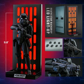 「新品・在庫」　ホットトイズ MMS737 Hottoys スター・ウォー シャドウ・トルーパー Shadow Storm trooper with death star environment 1/6 フィギュア