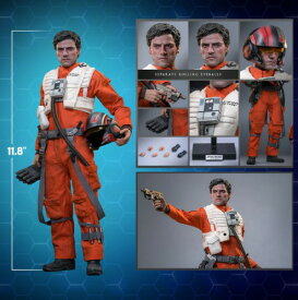 「予約」ホットトイズ MMS806『スター・ウォーズ／フォースの覚醒』 ポー・ダメロン Star Wars: The Force Awakens - Poe Dameron 1/6 フィギュア