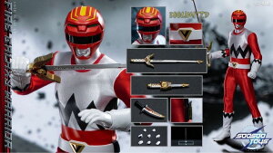 �u�V�i�E�݌ɁvSoosootoys�@SST074C �w�p���[�����W���[�E���X�g�E�M�����N�V�[�x red Power Rangers Lost Galaxy 1/6 ���B �t�B�M���A