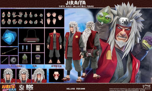 「予約」ROCKET TOYS  ROC-020「NARUTO ナルト疾風伝」 自来也  (仙人モード) NARUTO Jiraiya Sage mode DX ver   1/6 フィギュア ROCKETTOYS