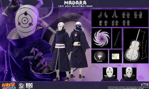 �u�\��vROCKET TOYS ROC-021�uNARUTO �i���g�����`�v�}�_���@�i�������� ver) NARUTO Madara (White Mask ver) 1/6 �t�B�M���A ROCKETTOYS