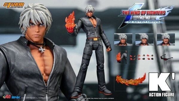 「新品・在庫」  Storm Collectibles キングオブファイターズ K' THE KING OF FIGHTERS 2002 1/12 フィギュア
