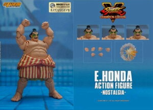 uViE݌ɁvStorm Collectibles STREET FIGHTER V CHAMPION EDITION - E.HONDA ACTION FIGURE -NOSTALGIA- Xg[gt@C^[V `sIGfBV Ghh{c mX^WbN1/12 BBICN tBMA
