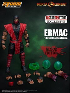 �u�V�i�E�݌Ɂv Storm Collectibles ���[�^���R���o�b�gMortal Kombat Ermac 1/12�t�B�M���A (���o���_�C ���f�B�R�� ���f�B�R�X �����v�� bigbadtoys blood edition 1/12 �t�B�M���A