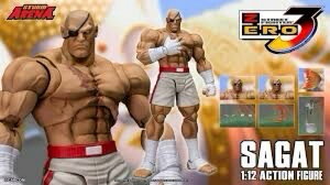 �u�V�i�E�݌ɁvStorm Collectibles SFSA03 �X�g�[���A���[�i �X�g���[�g�t�@�C�^�[ �T�K�b�g Storm Arena - Street Fighter ZERO - Sagat 1/12 �t�B�M���A HK Art Toys Expo �����