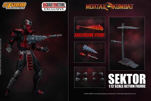 �u�V�i�E�݌ɁvStorm Collectibles MORTAL KOMBAT 1/12 SCALE ACTION FIGURE Sektor ���[�^���R���o�b�g �A�N�V�����t�B�M���A �Z�N�^�[ BBT ver 1/12 �t�B�M���A