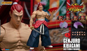 �u�V�i�E�݌ɁvStorm Collectibles �T�����C�X�s���b�c �V���ꌕ�q�` �A�N�V�����t�B�M���A ��_���\�Y SAMURAI SHODOWN VI - GENJURO KIBAGAMI 1/12 ACTION FIGURE