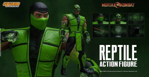 �u�V�i�E�݌ɁvStorm CollectiblesMORTAL KOMBAT 1/12 SCALE ACTION FIGURE REPTILE ���[�^���R���o�b�g �A�N�V�����t�B�M���A ���[�v�e�C�� BBTS Ver 1/12 �t�B�M���A