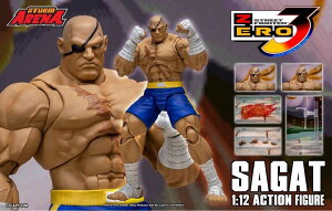 �u�V�i�E�݌ɁvStorm Collectibles SFSA03 �X�g�[���A���[�i �X�g���[�g�t�@�C�^�[ �T�K�b�g Storm Arena - Street Fighter ZERO - Sagat 1/12 �t�B�M���A