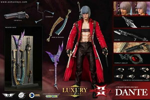 uViE݌ɁvASMUS DMC300v2LUXwfrCNC3x_e DANTE (DMC III) 1/6 XP[tBMA devil may cry