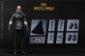「新品・在庫」 九匠Nine Craftsmen J-001 ウィッチャー3 白狼 リヴィアのゲラルト 1/6 可動 フィギュア The Witcher White Wolf