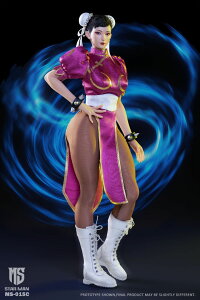 u\vSTAR MAN MS-0015C Chun li Street Fighter t () purple Xg[gt@C^[ZERO ` [ RXv 1/6 tBMA
