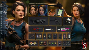 u\vSWTOYS FS073 resident evil WEo^C 3.0 (Battle Damaged Ver) Jill Valentine 1/6oCInU[h BIOHAZARD 1/6 tBMA