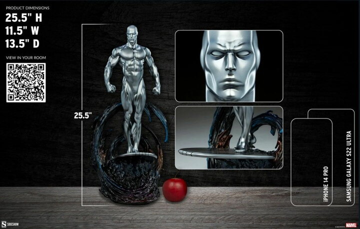 楽天市場】「新品・在庫」 サイドショウ 400358 シルバーサーファー 